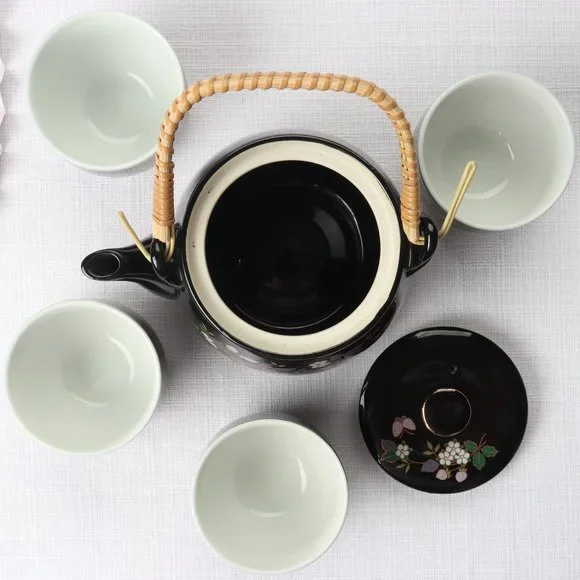 Japanese Teapot and Cups Set - Picture 5 of 7